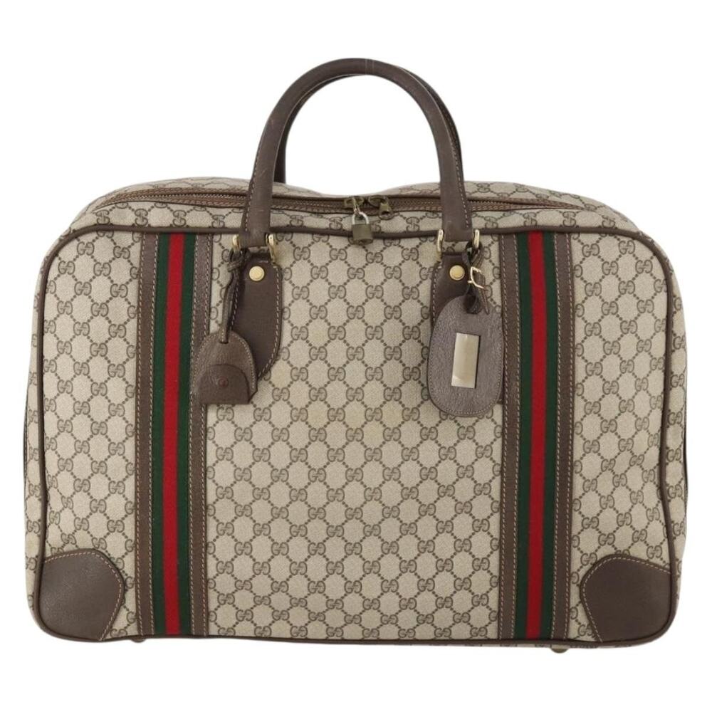Gucci GG Supreme Web Handbag Beige
